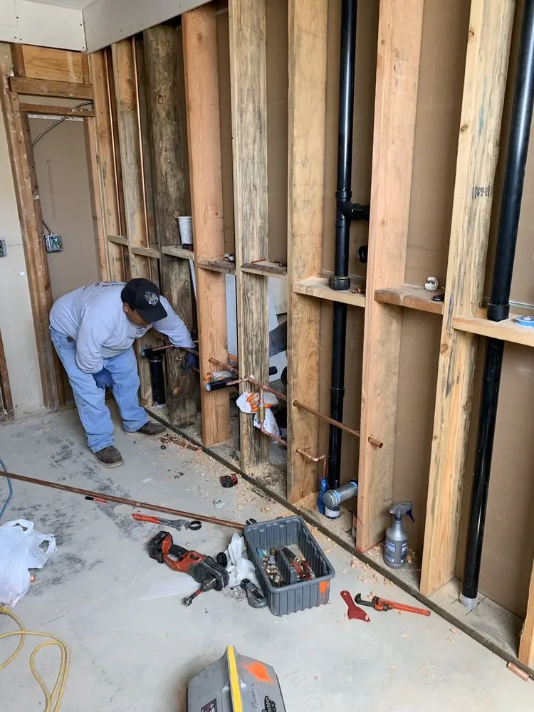 Commercial rough-in plumbing for Commercial Plumbing in North Lake Waco